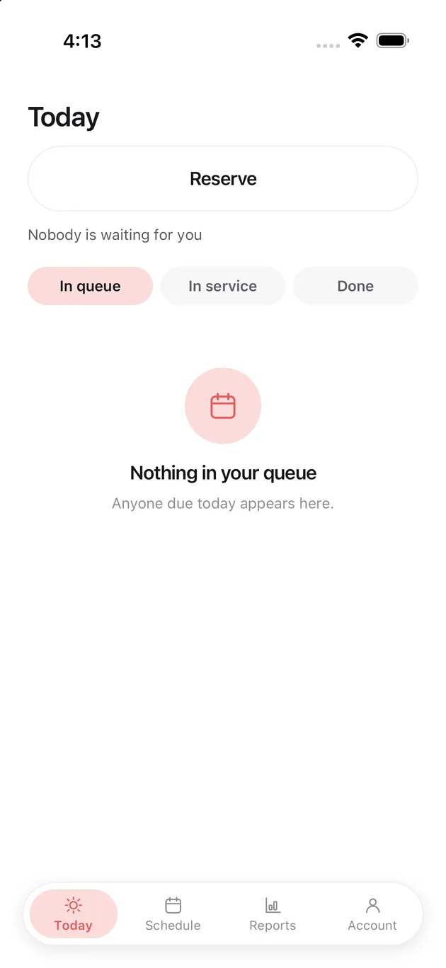 The Chaise app on iPhone: that is it